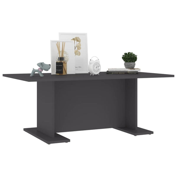Grauer Couchtisch 103,5x60 cm