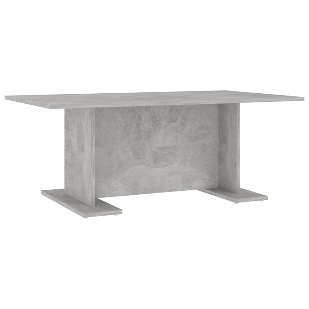 vidaXL Table basse gris béton 103,5x60x40 cm Bois d'ingénierie