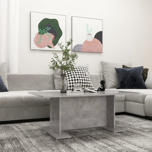 Betongrauer Couchtisch 103,5 cm