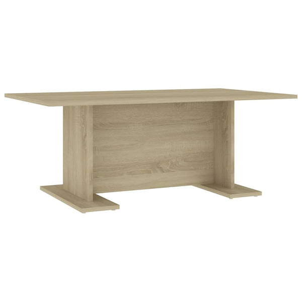 Couchtisch Weiß Sonoma-Eiche 103,5 cm