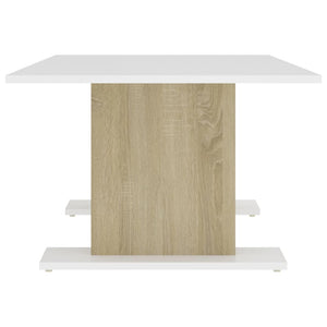 Couchtisch Weiß Sonoma-Eiche 103,5 cm