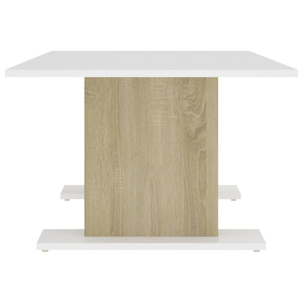 Couchtisch Weiß Sonoma-Eiche 103,5 cm