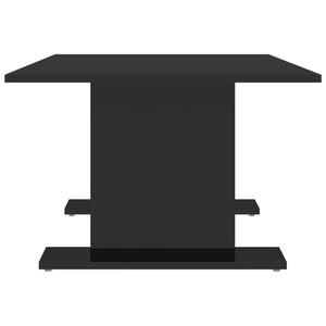 Couchtisch Hochglanz Schwarz 103,5 cm