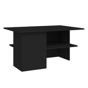 Schwarzer Couchtisch 90x60 cm