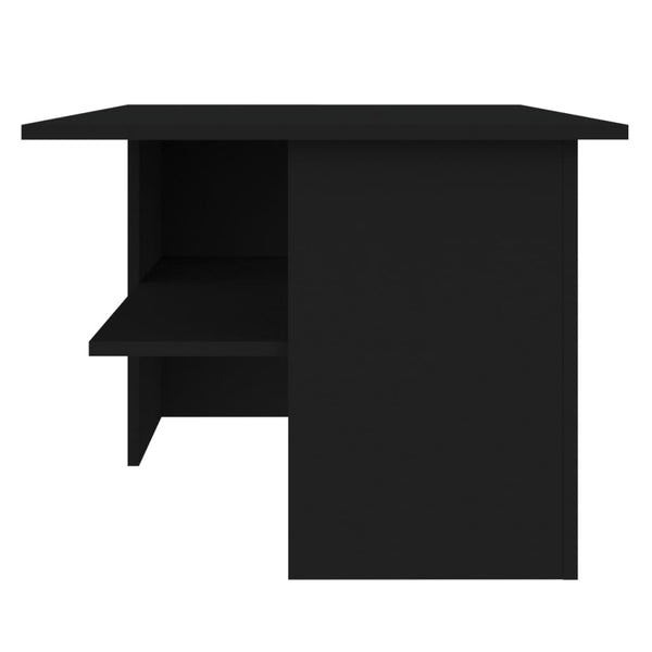 Schwarzer Couchtisch 90x60 cm