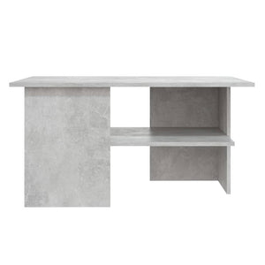Betongrauer Couchtisch, 90x60 cm