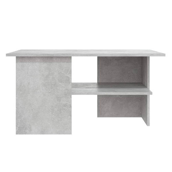 Betongrauer Couchtisch, 90x60 cm