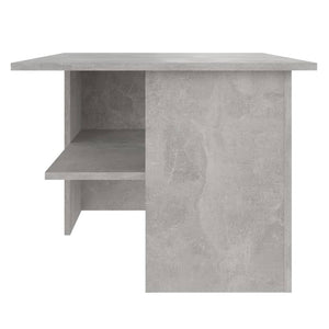 Betongrauer Couchtisch, 90x60 cm