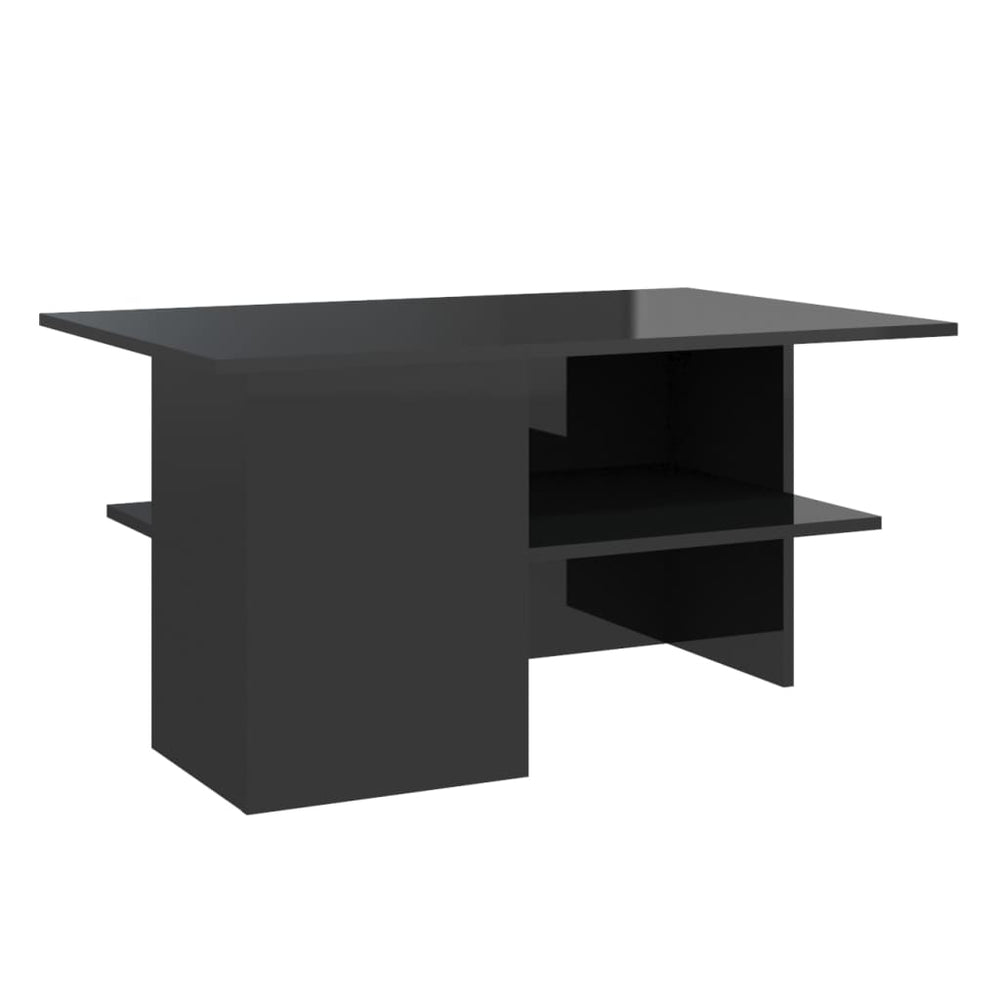 Couchtisch Schwarz Hochglanz 90x60 cm