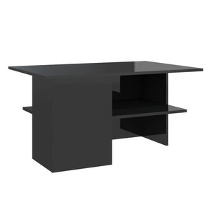 Couchtisch Schwarz Hochglanz 90x60 cm