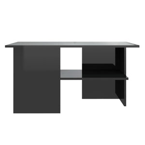 Couchtisch Schwarz Hochglanz 90x60 cm