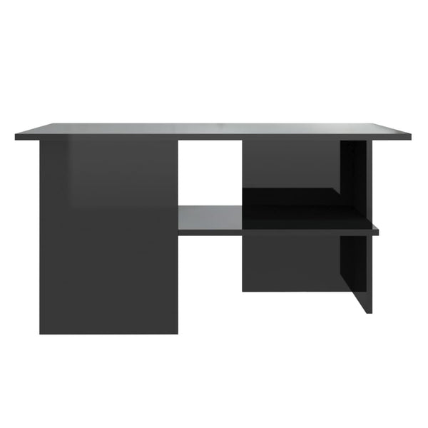 Couchtisch Schwarz Hochglanz 90x60 cm