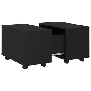 Schwarzer Couchtisch 60x60 cm