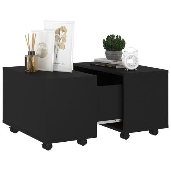 Schwarzer Couchtisch 60x60 cm