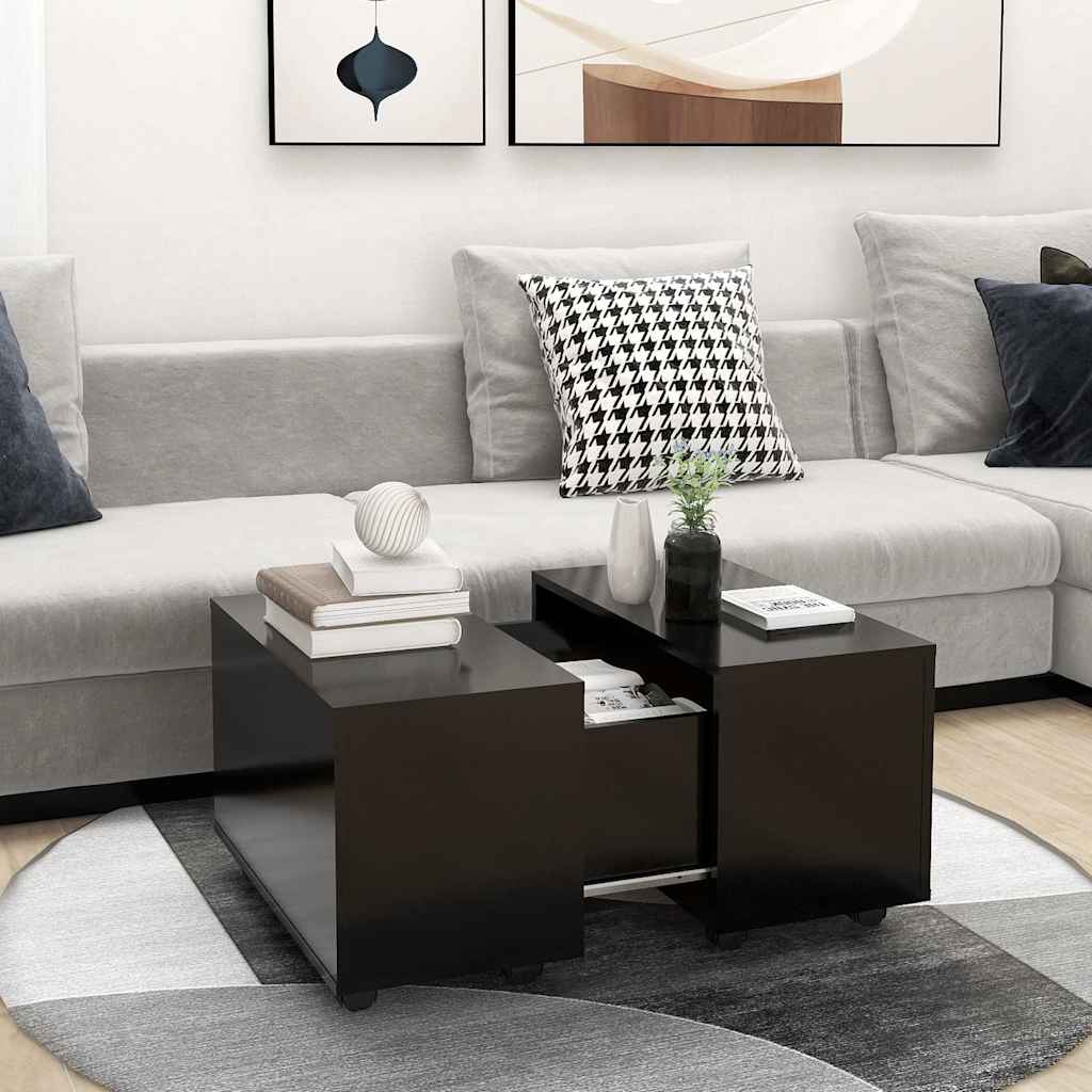 Schwarzer Couchtisch 60x60 cm