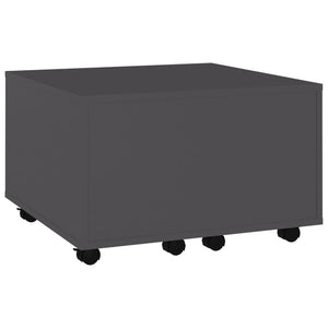 Grauer Couchtisch 60x60 cm