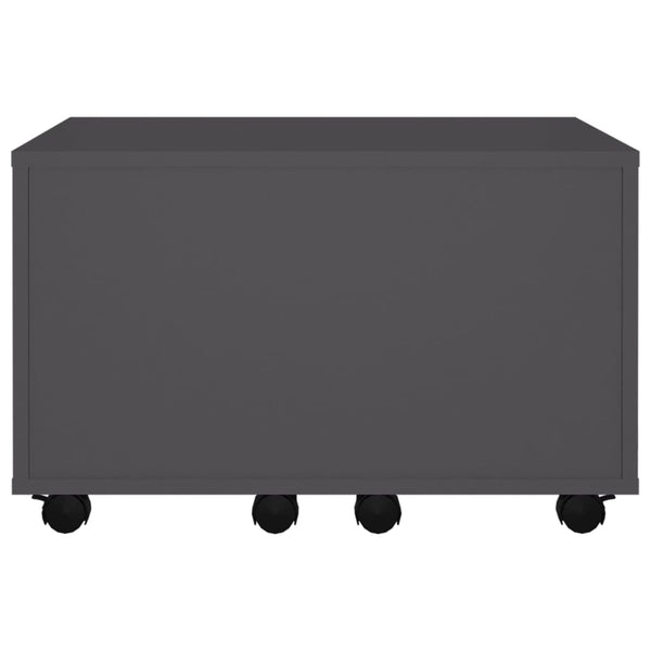 Grauer Couchtisch 60x60 cm