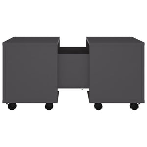 Grauer Couchtisch 60x60 cm