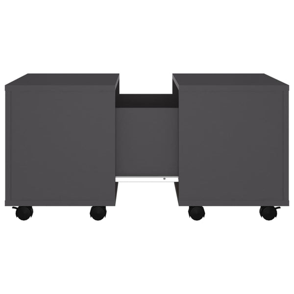 Grauer Couchtisch 60x60 cm