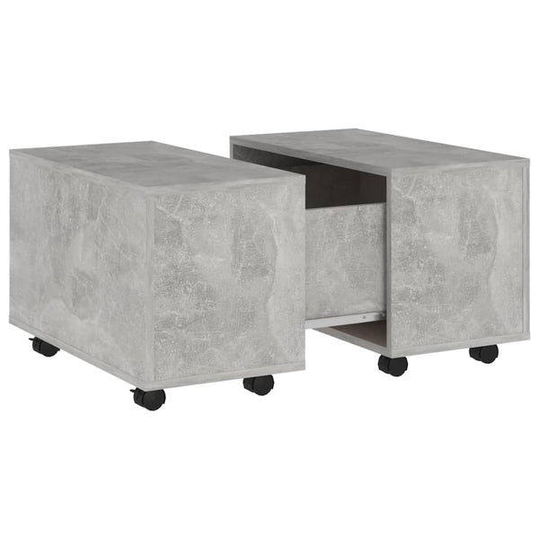 Betongrauer Couchtisch 60x60 cm