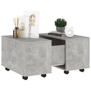 Betongrauer Couchtisch 60x60 cm