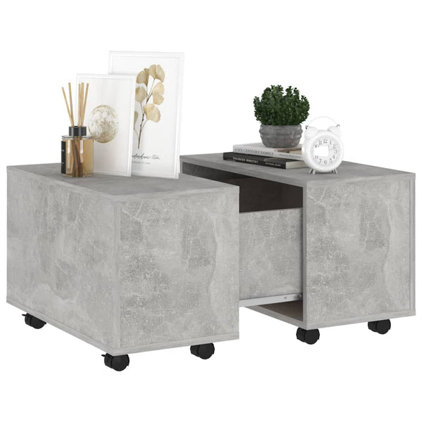 Betongrauer Couchtisch 60x60 cm