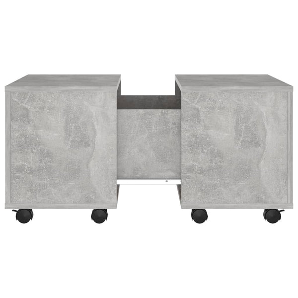 Betongrauer Couchtisch 60x60 cm