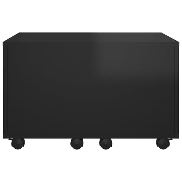 Couchtisch Hochglanz Schwarz 60x60 cm