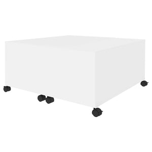 Weißer Couchtisch 75x75 cm