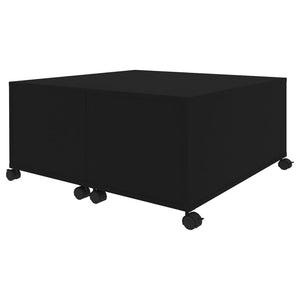 Schwarzer Couchtisch 75x75 cm