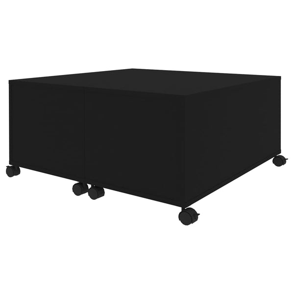 Schwarzer Couchtisch 75x75 cm