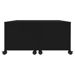 Schwarzer Couchtisch 75x75 cm