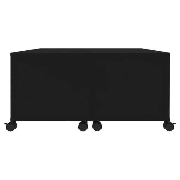 Schwarzer Couchtisch 75x75 cm