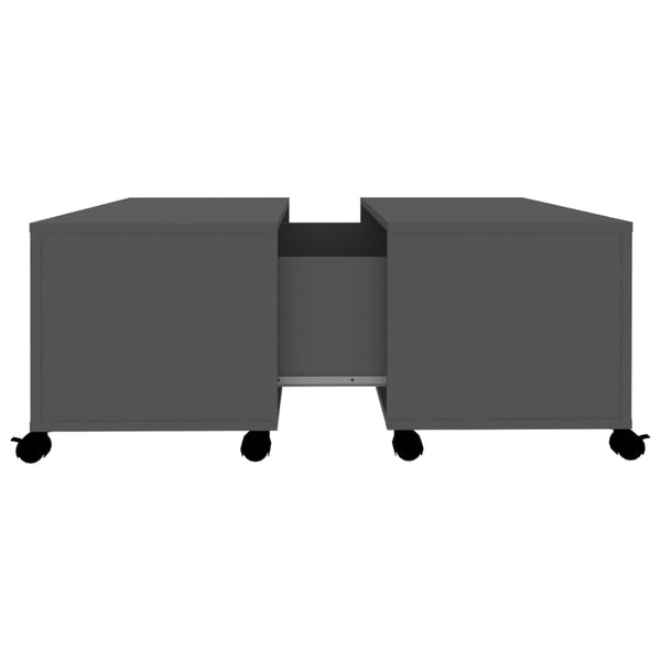 Grauer Couchtisch 75x75 cm