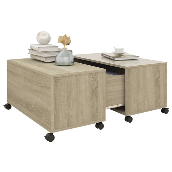 Sonoma Eiche Couchtisch 75x75 cm
