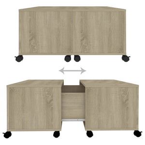 Sonoma Eiche Couchtisch 75x75 cm