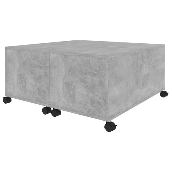 Betongrauer Couchtisch 75x75 cm