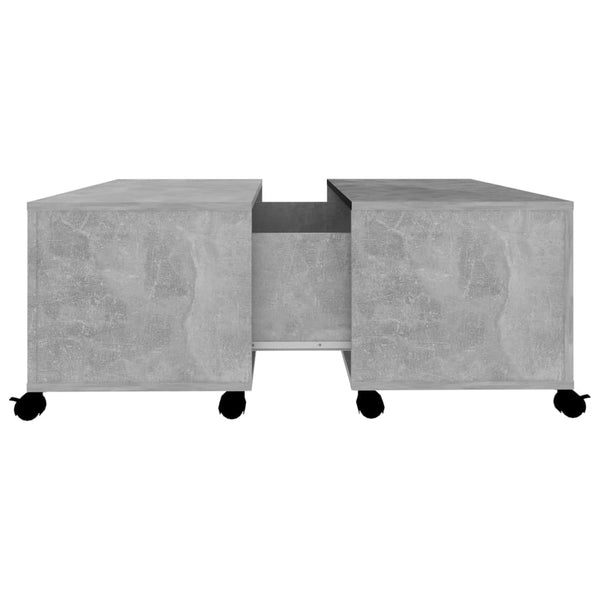 Betongrauer Couchtisch 75x75 cm