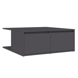 Grauer Couchtisch 80x80 cm
