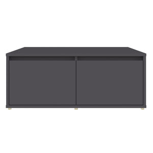 Grauer Couchtisch 80x80 cm
