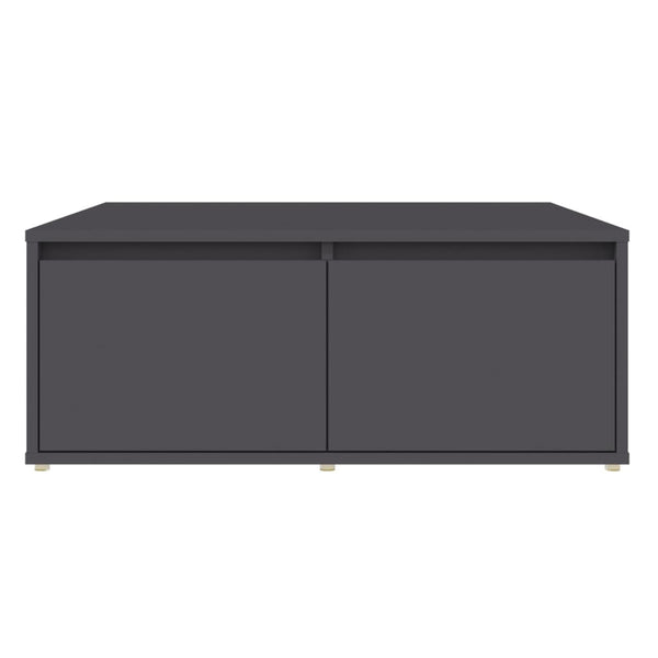 Grauer Couchtisch 80x80 cm