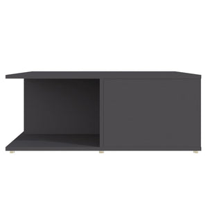 Grauer Couchtisch 80x80 cm