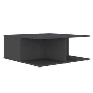 Grauer Couchtisch 80x80 cm
