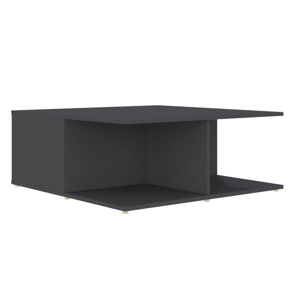 Grauer Couchtisch 80x80 cm