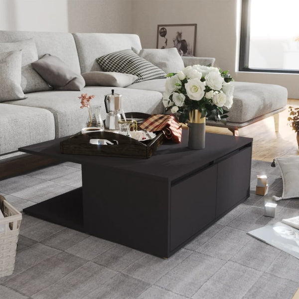 Grauer Couchtisch 80x80 cm