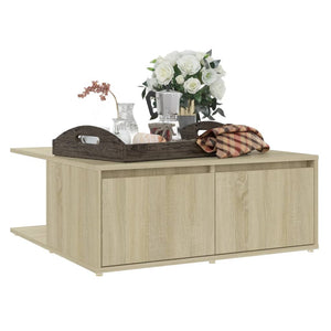 Couchtisch Sonoma Eiche 80x80 cm