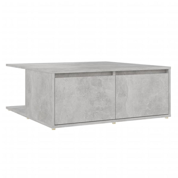 Betongrauer Couchtisch 80x80 cm