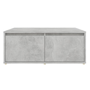 Betongrauer Couchtisch 80x80 cm