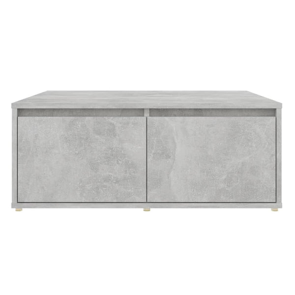 Betongrauer Couchtisch 80x80 cm