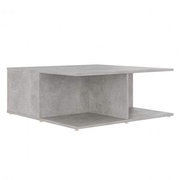 Betongrauer Couchtisch 80x80 cm